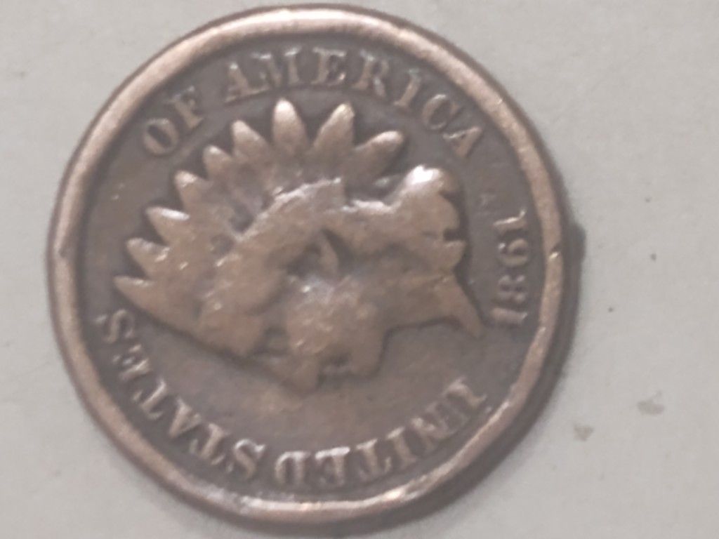 1861 Indian Head Penny 