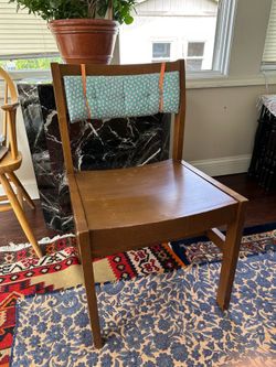 Solid wood chair