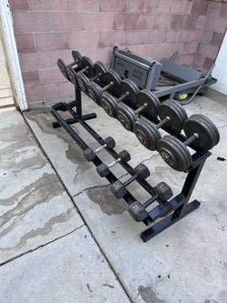 Dumbbells Heavy Duty With Stand