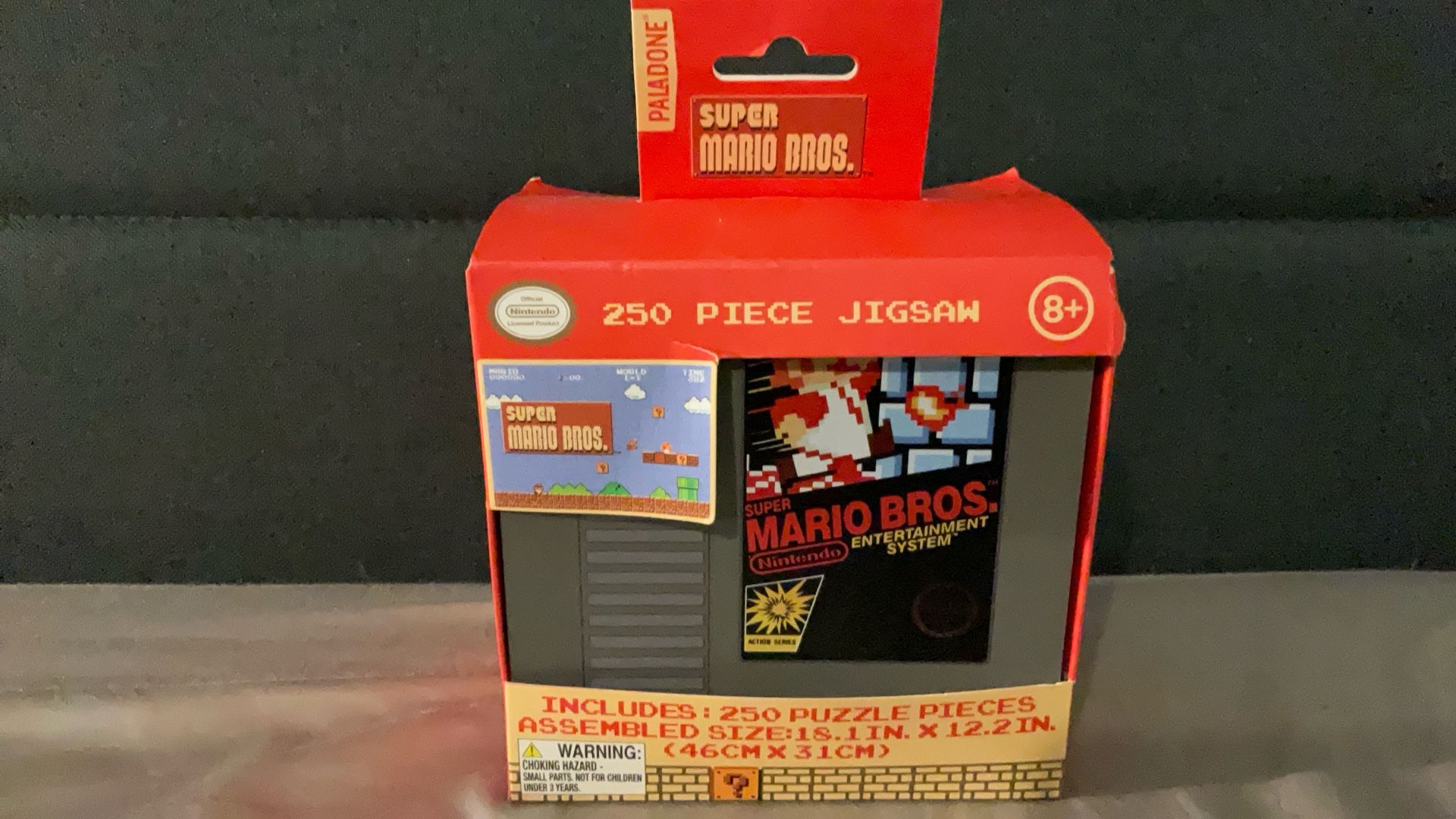 250-piece Jigsaw Puzzle: NES Super Mario Brothers Title Screen