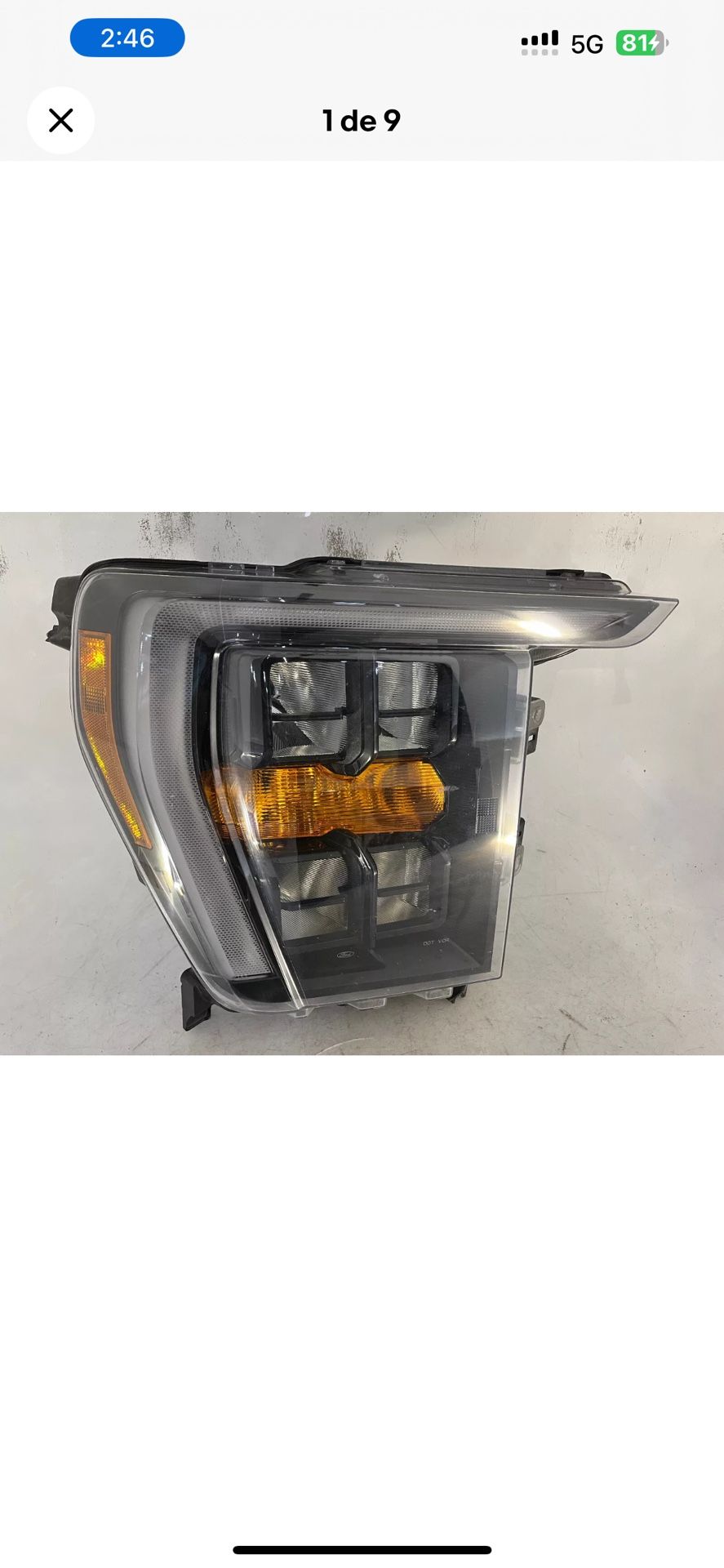 OEM HEADLIGHT FORD F150 2021