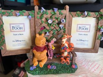 Disney Store Simply Pooh Double Photo Frame