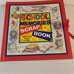 School Memories Scrapbook Vintage 