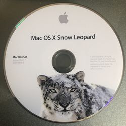 Mac OS Operating System Disks (Snow Leopard, Panther)