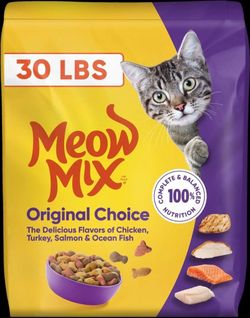 Meow mix cat food
