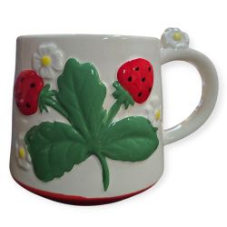 Large Strawberry Coffee Mug