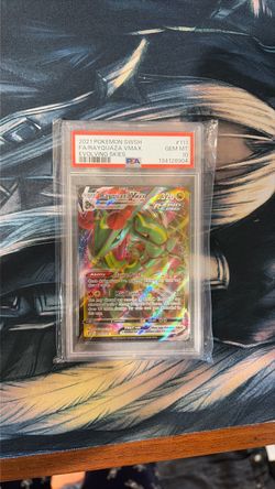 Rayquaza VMAX Full Art PSA 10 Evolving Skies