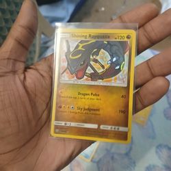 Shining Rayquaza Pokemon Card