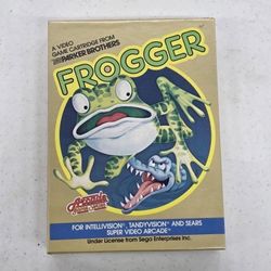Parker Brothers Frogger Intellivision, Tandyvision, Sears Arcade w/ Manual