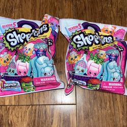 Shopkins World vacation season 5  Blind bag figure toy Lot / 2 Pack. 