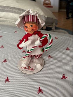 ANNALEE 9 INCH CANDY CANE ELF