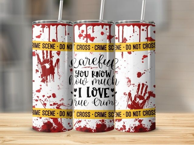 20oz True Crime "Scene" Tumbler