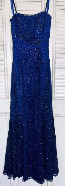 Navy Blue Elegant Dress 👗