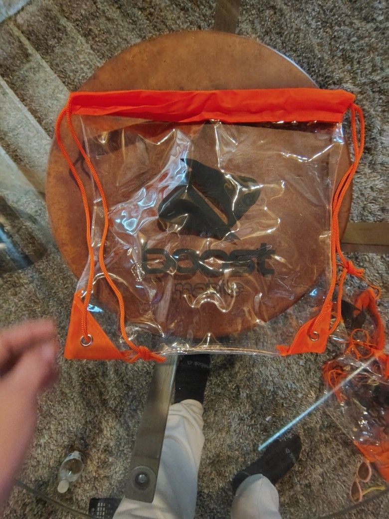 Clear Drawstring Bag