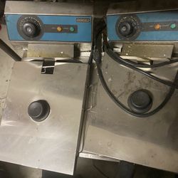 Portable Table Top Dual Deep Fryer 