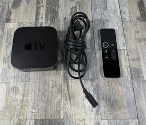 Apple TV 4K with Siri Remote and Power Cable Wifi and Ethernet