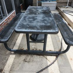 Metal Picnic Table