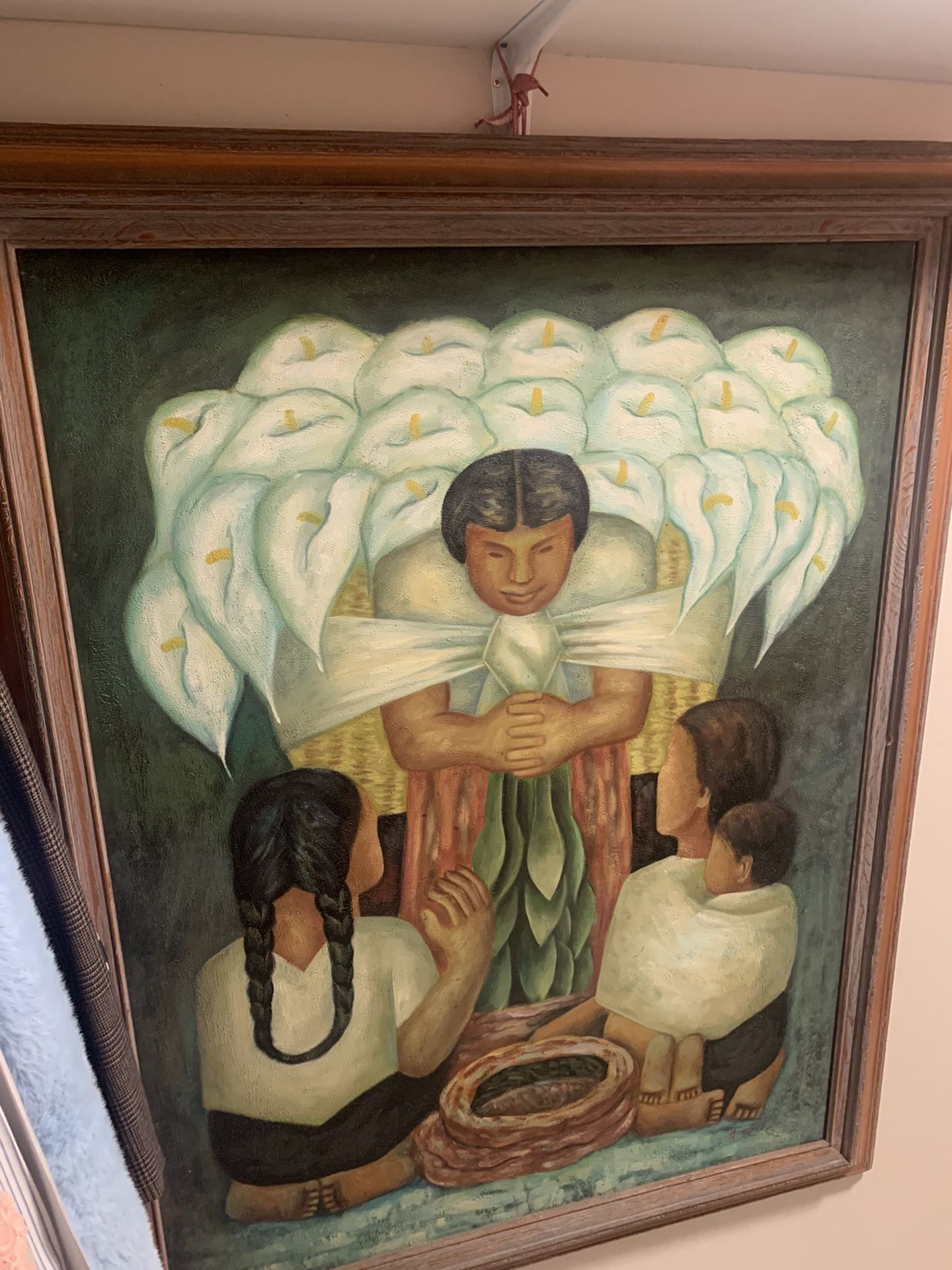 “Flower Day” Replica of Diego Rivera Painting