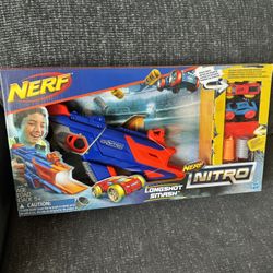 Nerf Nitro Longshot Smash Toy Dart Blaster Cars Shooter Gun