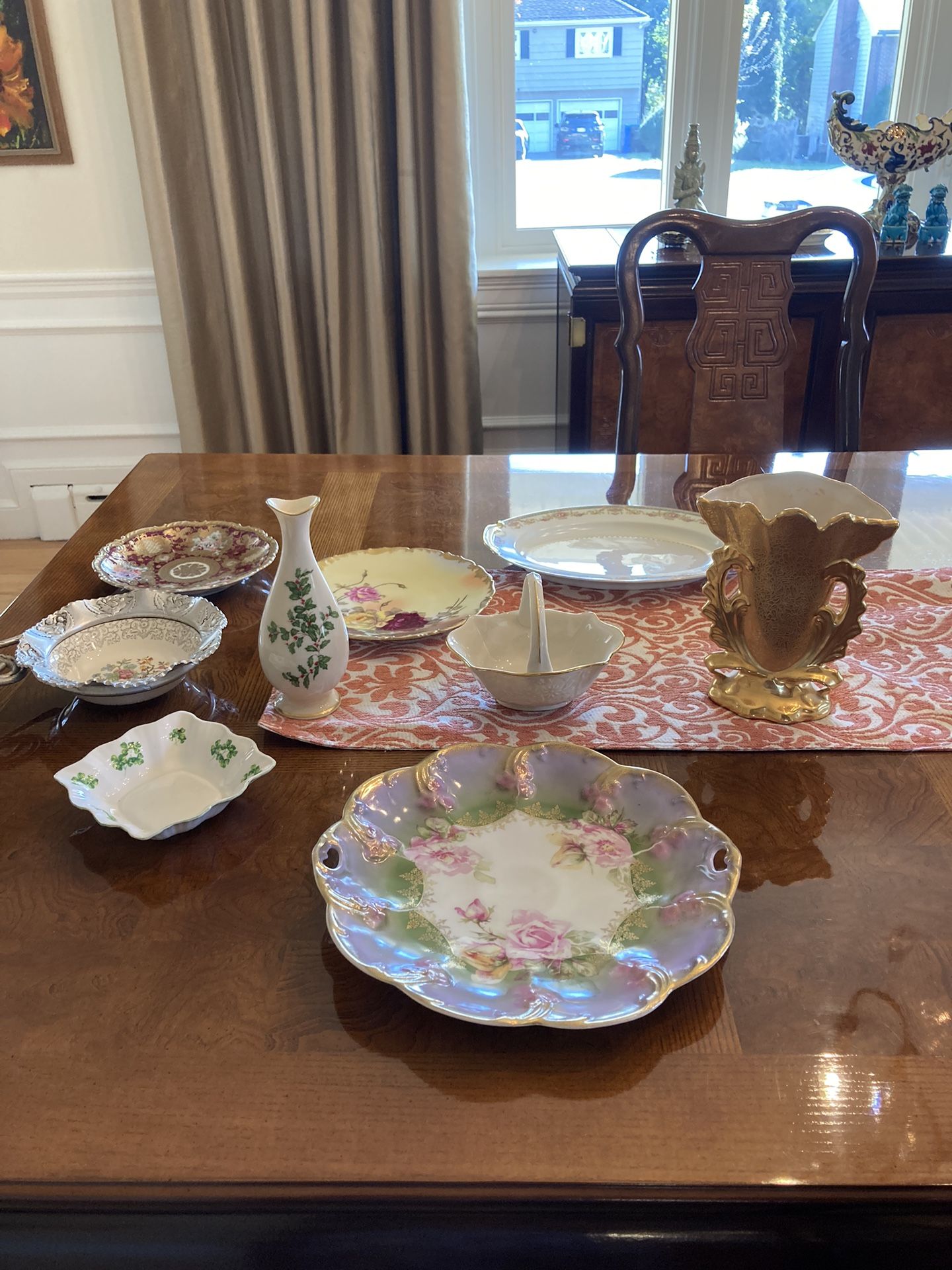Various China And Lenox Pieces.  Priced To Sell