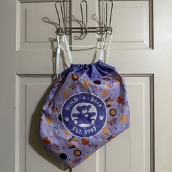 Build-A-Bear Girl Scouts Cookie Design Bear Carrier Drawstring Bag Backpack
