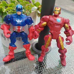 Marvel ACTION FIGURE LOT OF 2 Iron Man & Captain America 1 price buys both.

CONDITION; (EUC)

EXCELLENT USED CONDITION FROM A NON-SMOKING & PET FREE 