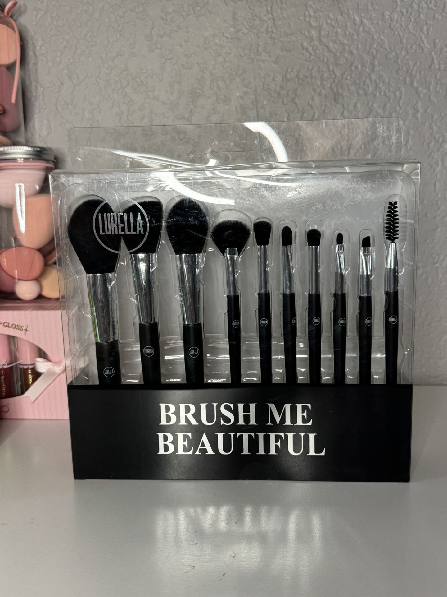 Lurella 10pc Makeup Brushes