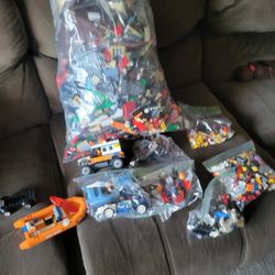 Legos Including around 65 Figures And Everything In The Picture