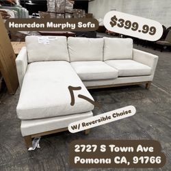 Hendredon Murphy Sofa With Chaise 