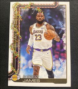 LeBron James Gold Foil Basketball Card Lakers