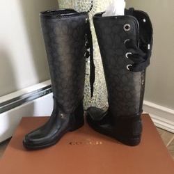 Woman coach boots