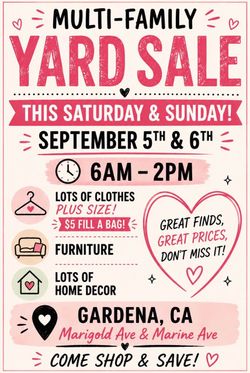 Yard sale Gardena