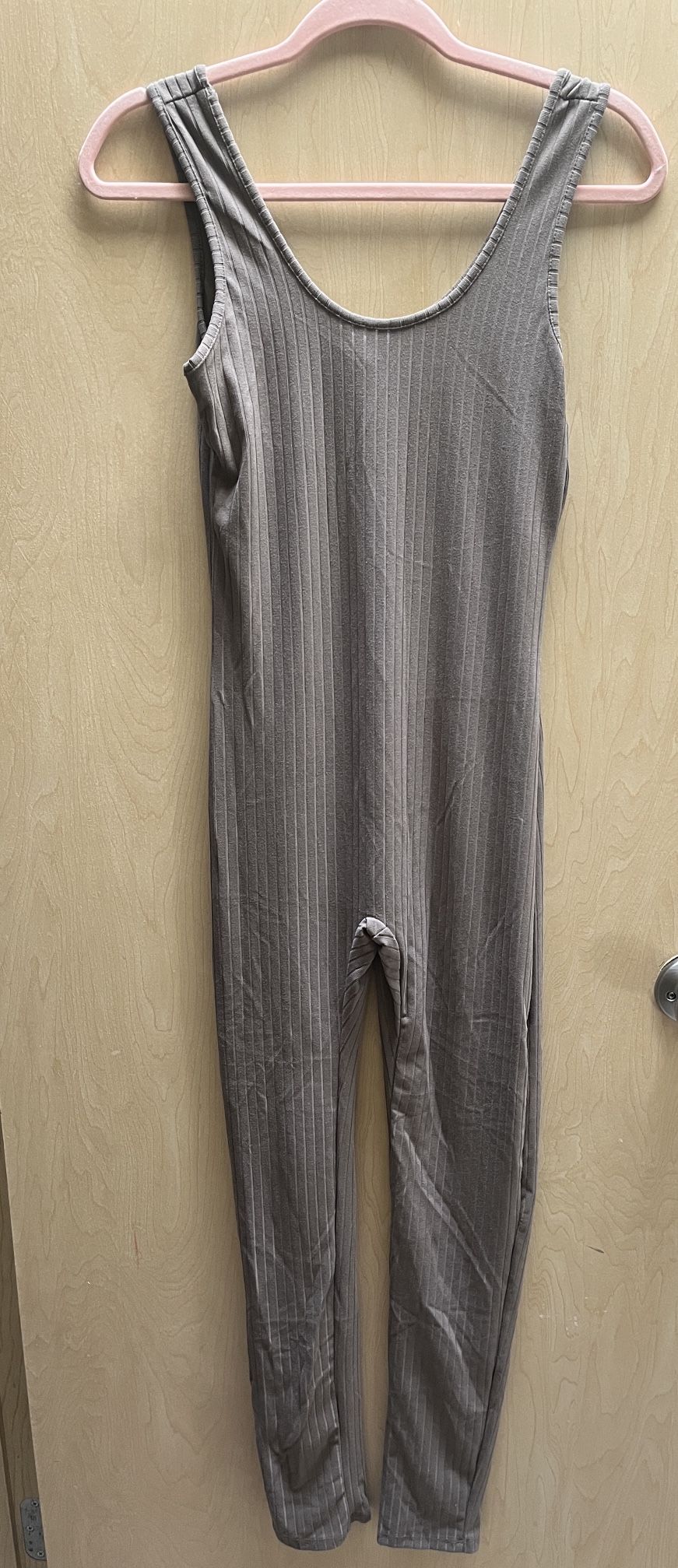 Nude Grey Jumpsuit 