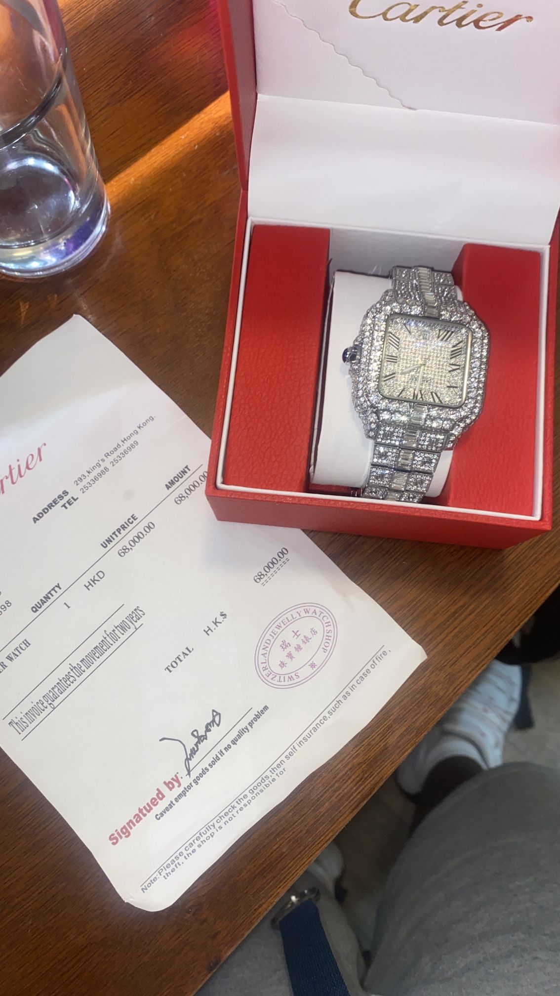 Iced Out Cartier