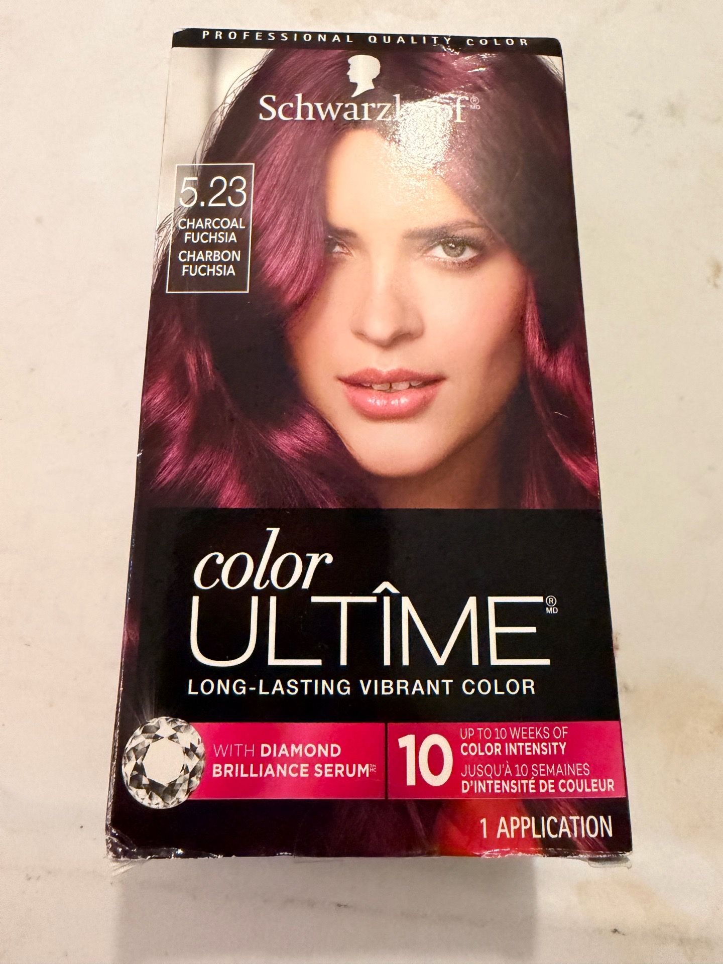 Schwarzkopf Color Ultime 5.23 Charcoal Fuchsia Permanent Hair Color
