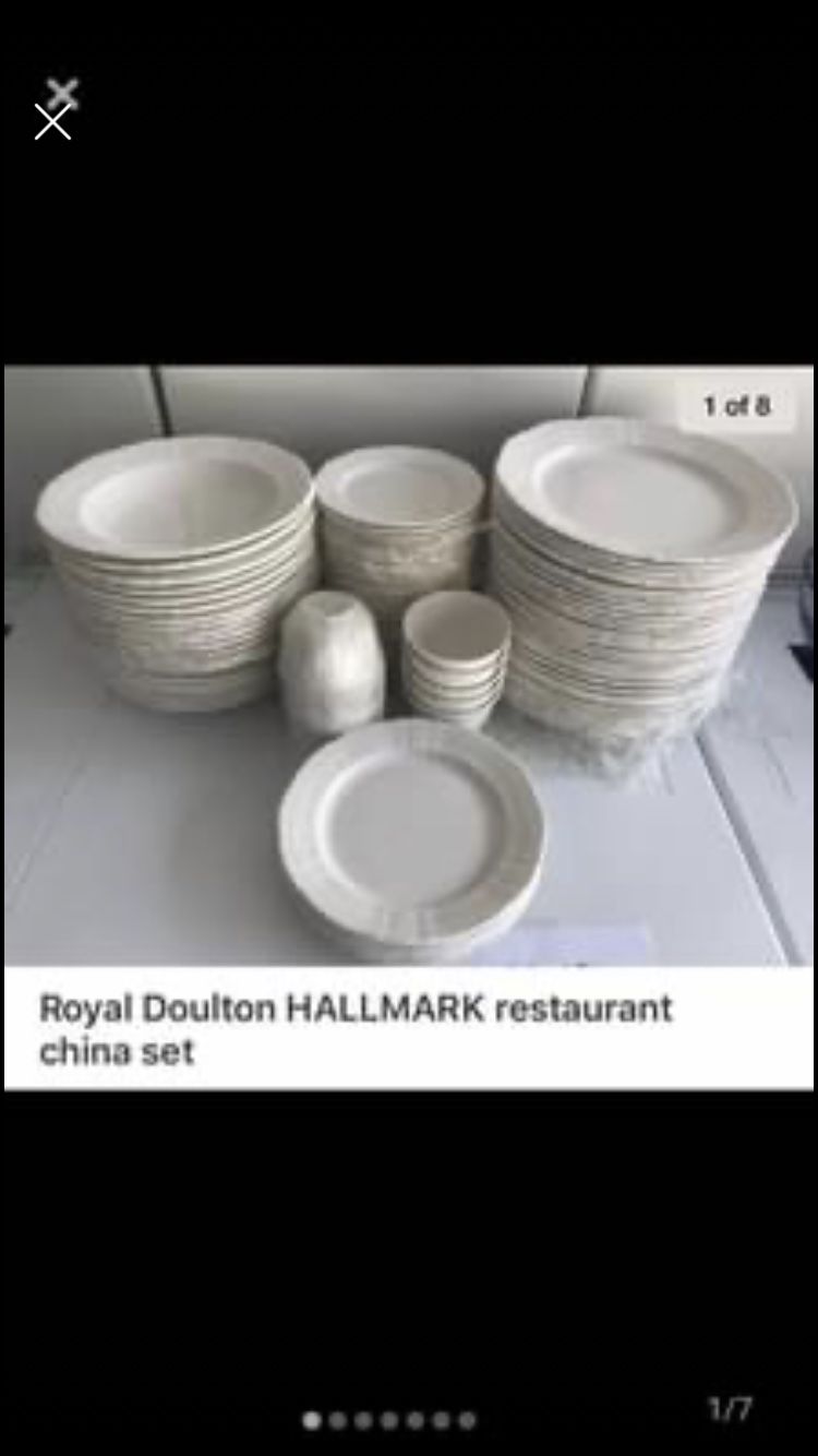 Royal Doulton Hallmark Restaurant China Set