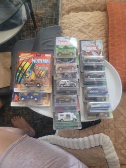 Maisto And JOHNNY LIGHTENING MARVEL DIECAST lot- 11 Cars 