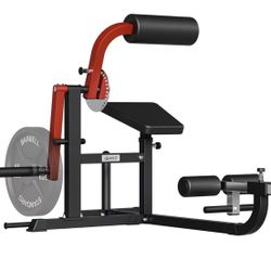 AB/Back Machine, AB Crunch Back Extension Machine, AB Workout Machine, Core Machine Upper Body Strength Training Home Gym Equipment（KF42JF01US-RTOHR-0
