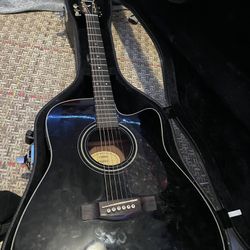 Yamaha FX335C Dreadnought Acoustic Guitar Black