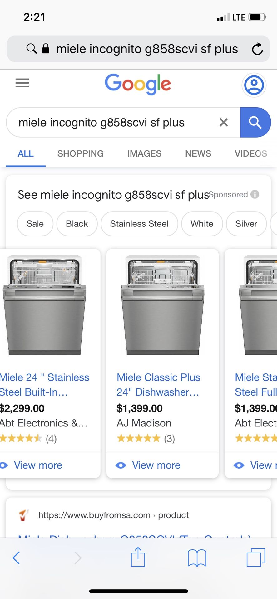 Miele Incognito Dishwasher for Sale in WA, US OfferUp