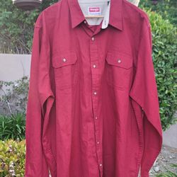 Wrangler Long Sleeve Button-down Shirt 