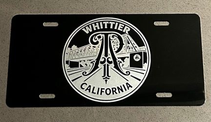 Laser Engraved License Plate