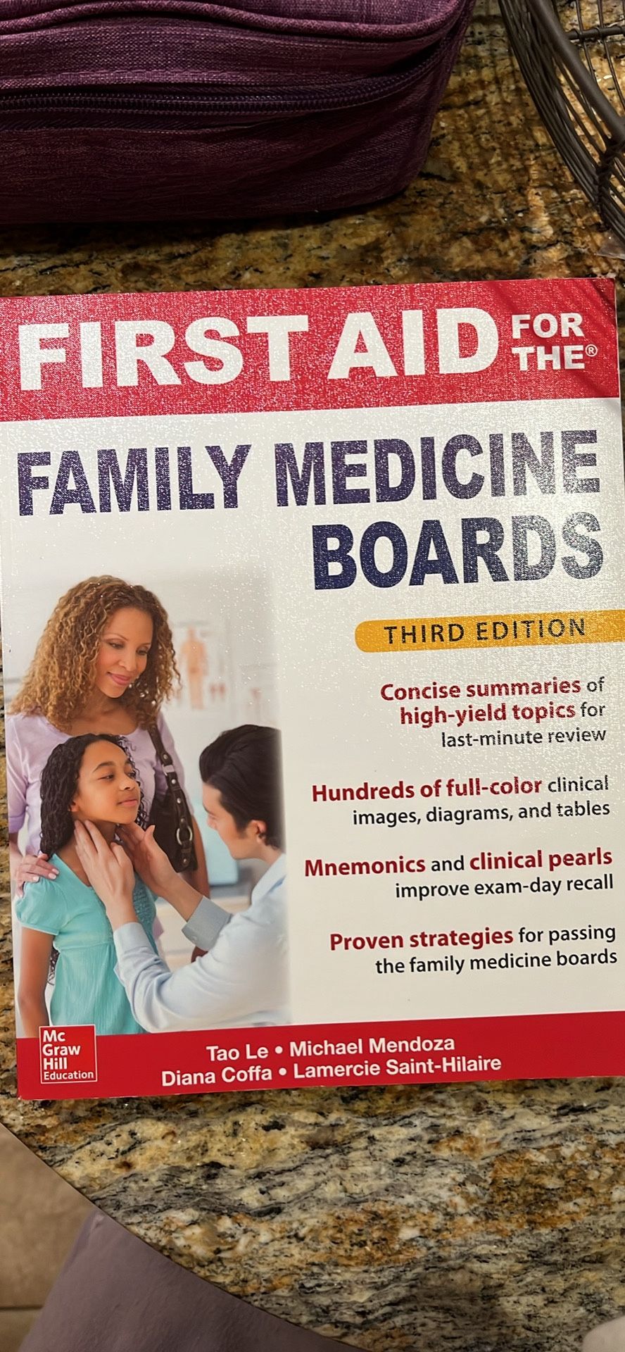 First Aid for the Family Medicine Boards – 3rd Edition LIKE NEW!