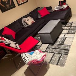 Microfiber Chaise sofa