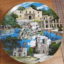   Collectible San Antonio Plate