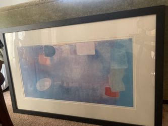 Large Framed Art Piece 