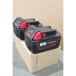⭐ 2-Pack ⚡️ 6.5Ah XC Batteries for Milwaukee M18 18V Cordless Tools
