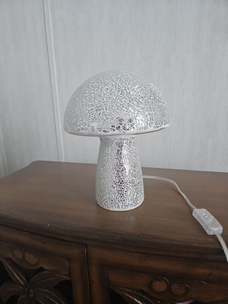 Mushroom Mosaic Lamp