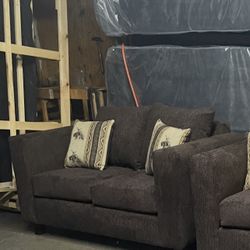 Sofa Y Loveseat Nuevos Made USA Con Garantia De Fabrica 