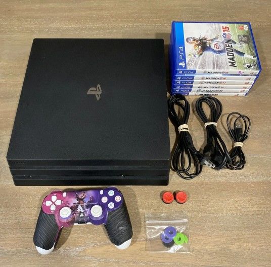 Sony PlayStation 4 Pro 2TB Console, One Controller, Madden Bundle!
